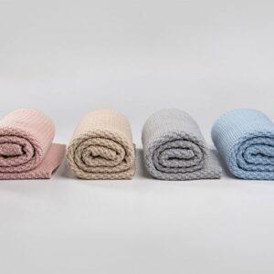 Merinoull Babyteppe - MEMI -Premium collection - Babyblå
