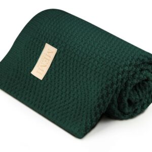 Merinoull Babyteppe - MEMI -Premium collection - Flaskegrønn
