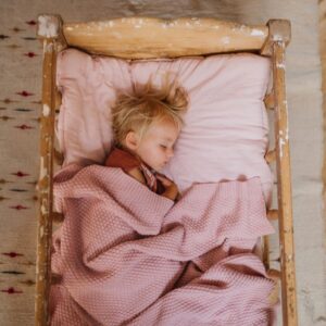 Merinoull Babyteppe - MEMI -Premium collection - Pudderrosa