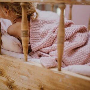 Merinoull Babyteppe - MEMI -Premium collection - Pudderrosa