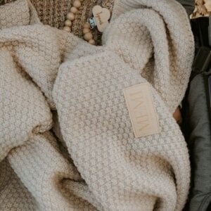 Merinoull Babyteppe - MEMI -Premium collection - Varm beige