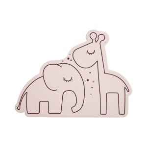 Silikon Bordmatte - Spisebrikke - Done by Deer - Pudderrosa