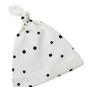 10468 czapeczka krasnal czarne kropki 2 1