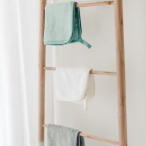 Bamboo Vaskekluter - 3 pk - MEMI - Mint/Grå/Ecru