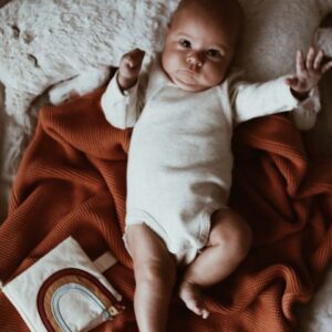 Babyteppe - Bambus&Bomull - MEMI - Caramel