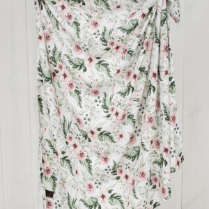 Bambusowy Flower 3 w 1 chusta otulacz i kocyk2