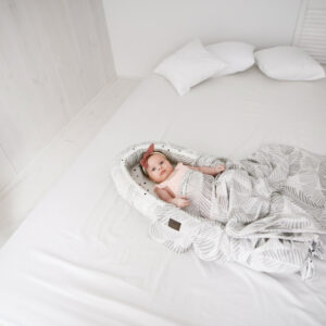 Bambusowy Palm 3 w 1 chusta otulacz i kocyk4