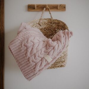 Merinoull Babyteppe - MEMI -Premium collection - Pudderrosa