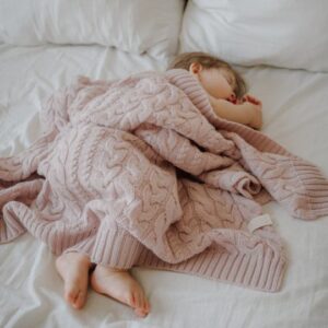 Merinoull Babyteppe - MEMI -Premium collection - Pudderrosa