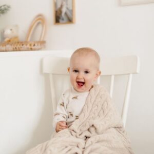 Merinoull Babyteppe - MEMI -Premium collection - Varm beige