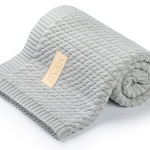 Babyteppe – Vevd pledd - MEMI - Grå
