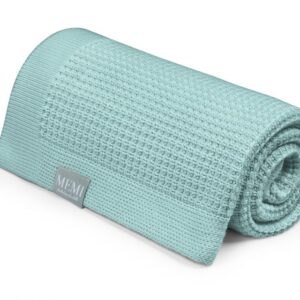 Eucalyptus & Bomull Babyteppe – Eco collection – MEMI – Mint