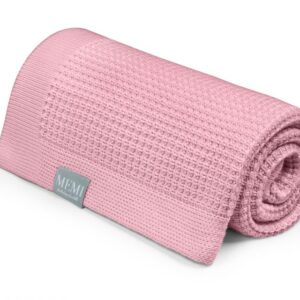 Eucalyptus & Bomull Babyteppe – Eco collection – MEMI – Rosa