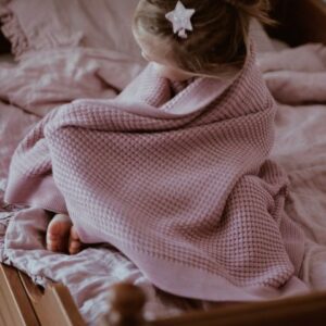 Eucalyptus & Bomull Babyteppe – Eco collection – MEMI – Rosa