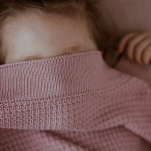 Eucalyptus & Bomull Babyteppe – Eco collection – MEMI – Rosa