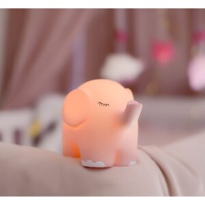 Nattlampa elefant rosa2