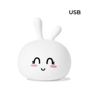 Kanin Silikonlampe - Sweet - Rabbit & Friends - Hvit