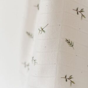 bambusowa pieluszka muslinowa 60x60 leaves memi