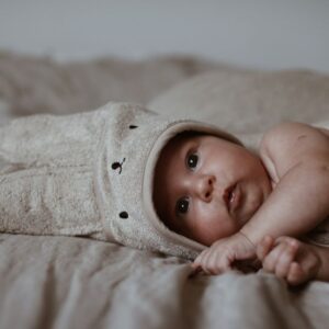 Bamboo håndkle - med kaninhete - MEMI - Sand