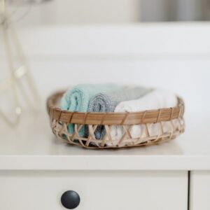 Bamboo Vaskekluter - 3 pk - MEMI - Mint/Grå/Ecru