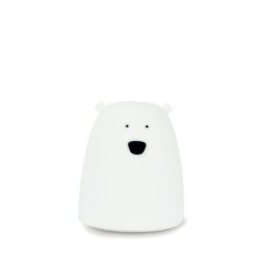 Bjørn Silikonlampe - Liten - Rabbit & Friends - Hvit