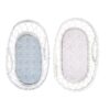 2-Pack Laken - Vogn, Vugge, Mosekurv - Sleepee - Grey/Pink