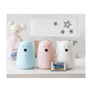 lampka silikonowa mis duzy bialy z pilotem