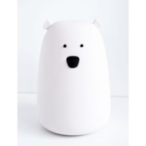 Bjørn Silikonlampe - Stor - Rabbit & Friends - Hvit