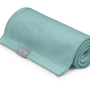 Memi - Light Eucalyptus Blanket 80x100 dusty mint - eco collection