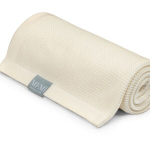 Memi - Light Eucalyptus Blanket 80x100 ecru - eco collection