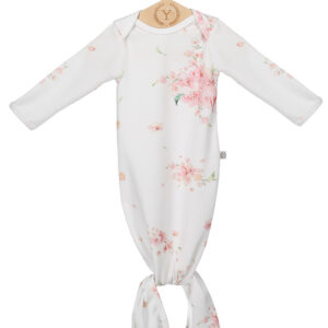 Body / Nattdrakt med knute - økologisk bomull - Yosoy - Japanese FLowers