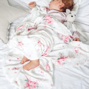 Bamboo Swaddle – Svøpeteppe -120×120 – Yosoy – Japanese Flowers