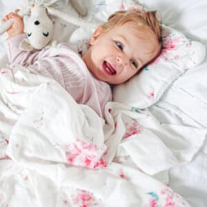 Bamboo Swaddle – Svøpeteppe -120×120 – Yosoy – Japanese Flowers