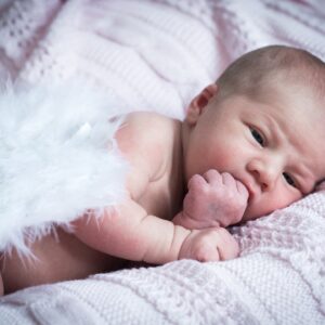 Babyteppe – Strikket pledd – Yosoy – Dreamy - Powder pink