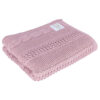 Babyteppe – Strikket pledd – Yosoy – Dreamy - Dusty pink