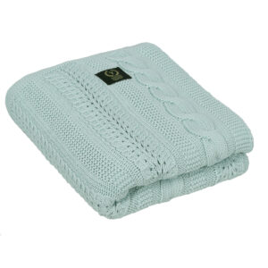 Babyteppe – Strikket pledd – Yosoy – Dreamy - Mint