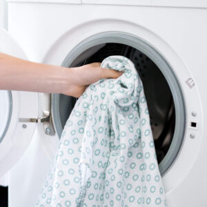 Muslin Swaddle Burp Blanket L Little Chums Stars Light Mint6