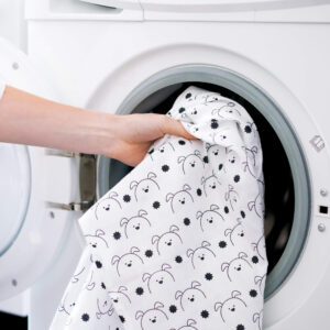 Muslin Swaddle Burp Blanket XL Little Chums Dog6