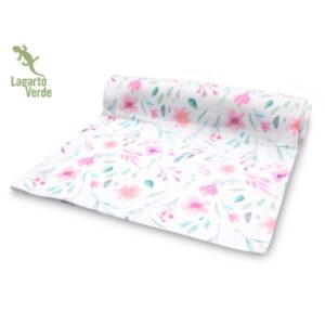Bamboo Swaddle - 75 x 100 - Lagarto Verde - Pastellkviser