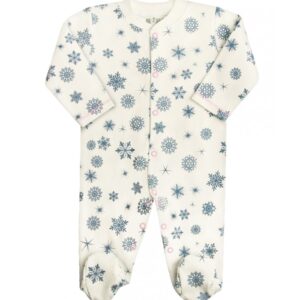 Nattdrakt med fot - økologisk bomull - Nini