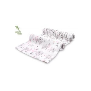 Musselin Gulpekluter 2-pk - 70 x 70 - Lagarto Verde