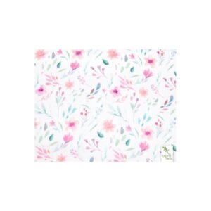 Musselin Gulpekluter 2-pk - 70 x 70 - Lagarto Verde - Flamingo/Pastellkvister