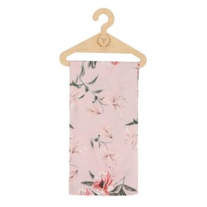 Bamboo Swaddle - Svøpeteppe -120x120 - Yosoy - Red Flowers