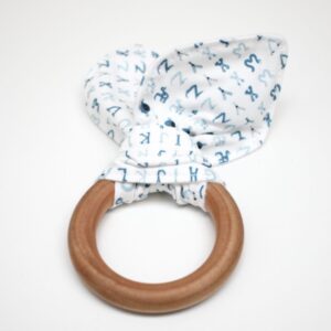 Rangle/biteleke - Blå - Alfabetika