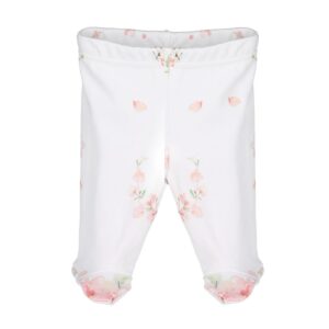 Leggings med fot - økologisk bomull - Japanese Flowers