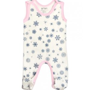 Sparkebukse med fot - økologisk bomull - Nini