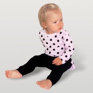 Body med prikker - økologisk bomull - Nini