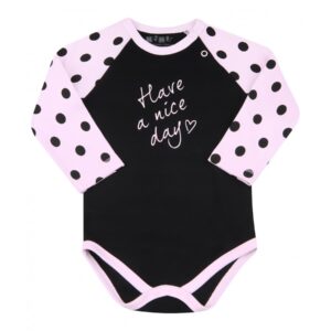 Body med prikker - økologisk bomull - Nini