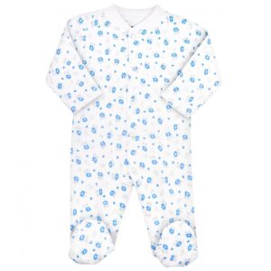 Pysjamas med fot - Heldress - økologisk bomull - Nini