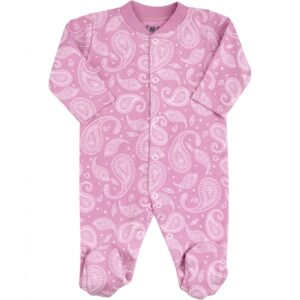 Pysjamas med fot - Heldress - økologisk bomull - Nini